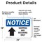Signmission Shipping And Receiving Only (Up Arrow) Sign With Symbol, 24 in W x Rectangle, Vinyl Decal OS-2PACK-NS-D-1824-L-18305 - alternate 3